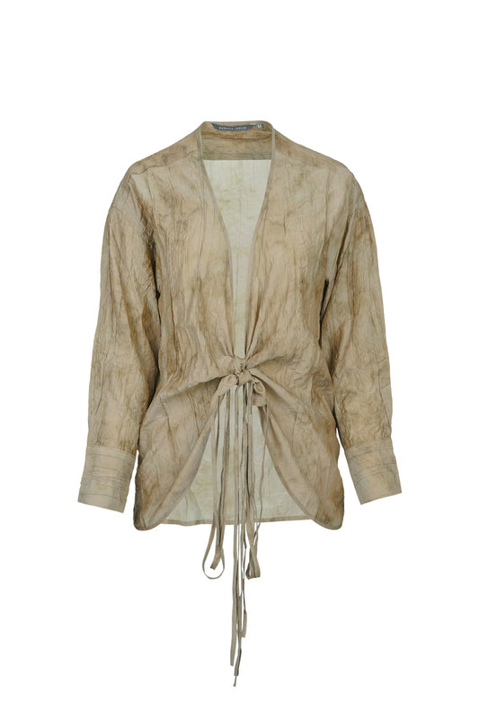 Danica Outer with Tie - Latte