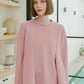 Deana Pleated Blouse - Pink