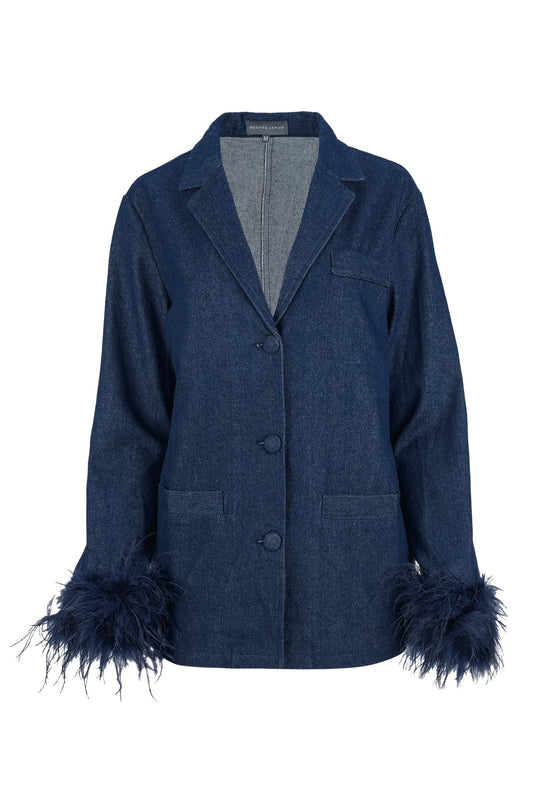 Denim Feather Outer - Blue