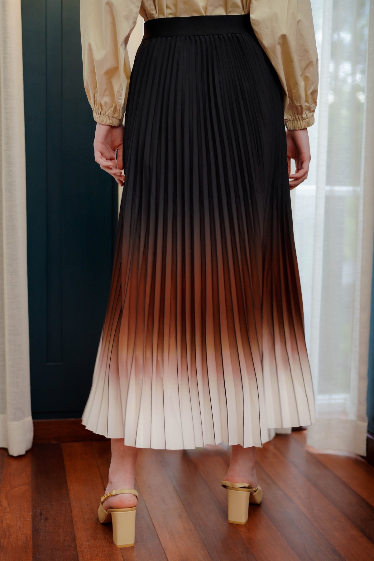 Dolce Pleated Skirt - Machiato