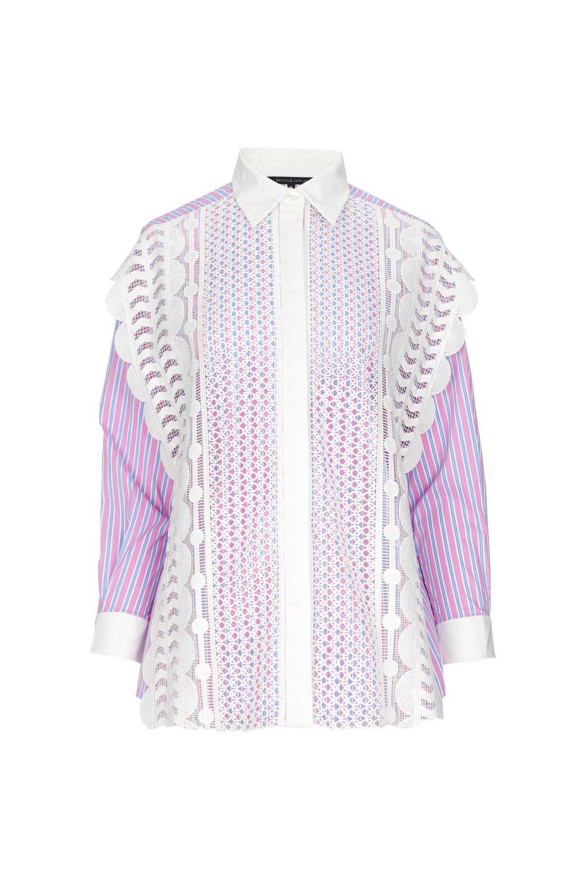 Dulcia Lace Shirt - Macaron