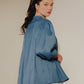 Edelie Puffy Shirt - Blue