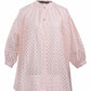 Embroidery Floral Shirt - Baby Pink