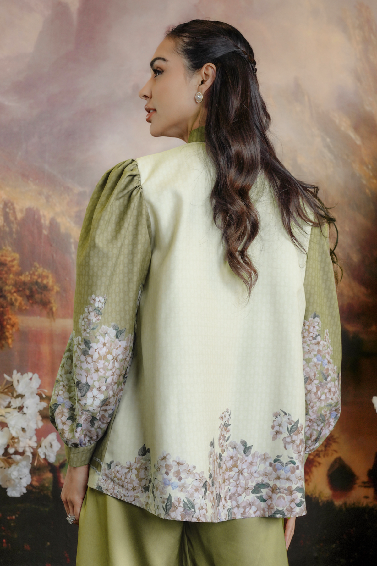 Enchantia Puffy Shirt - Olive