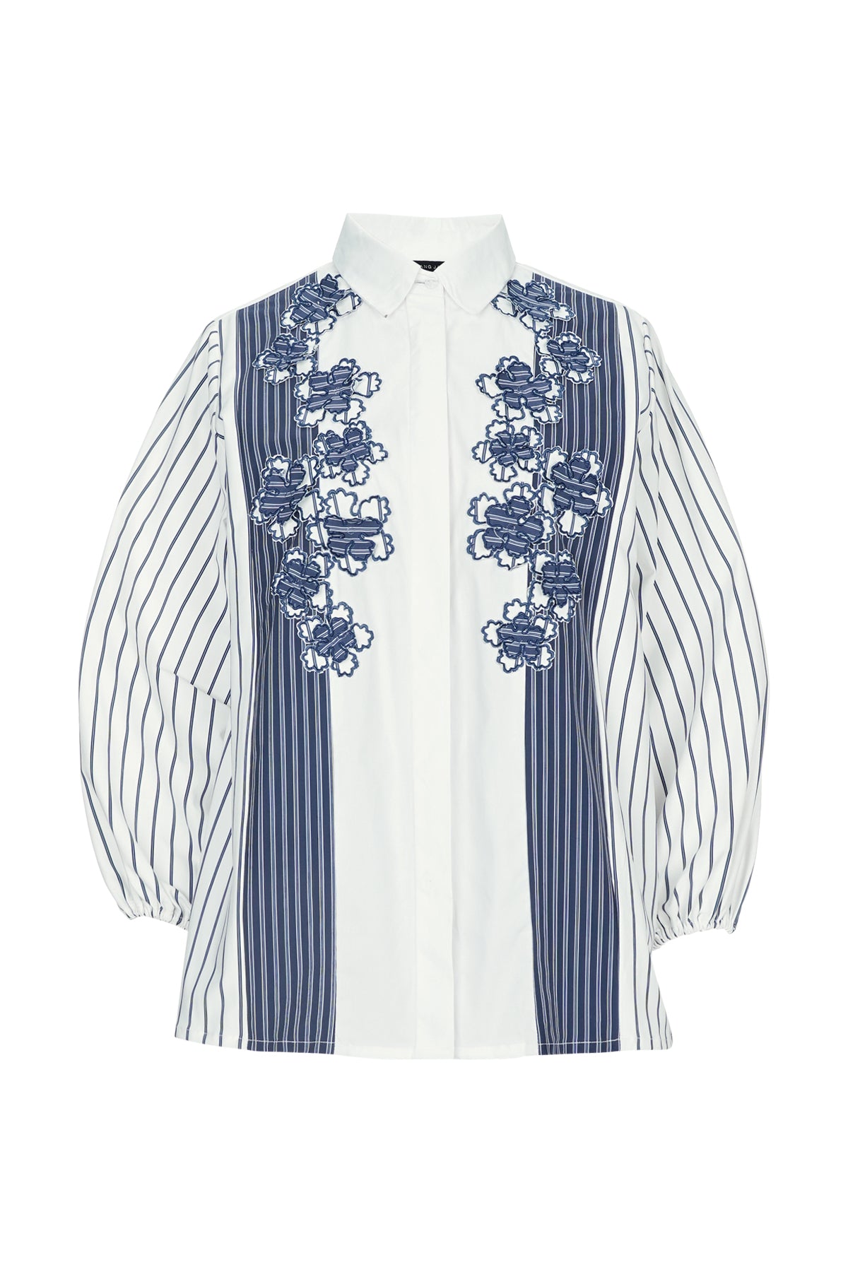 Estelle Embroidery Shirt - White