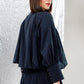 Estelle Puffy Shirt - Navy