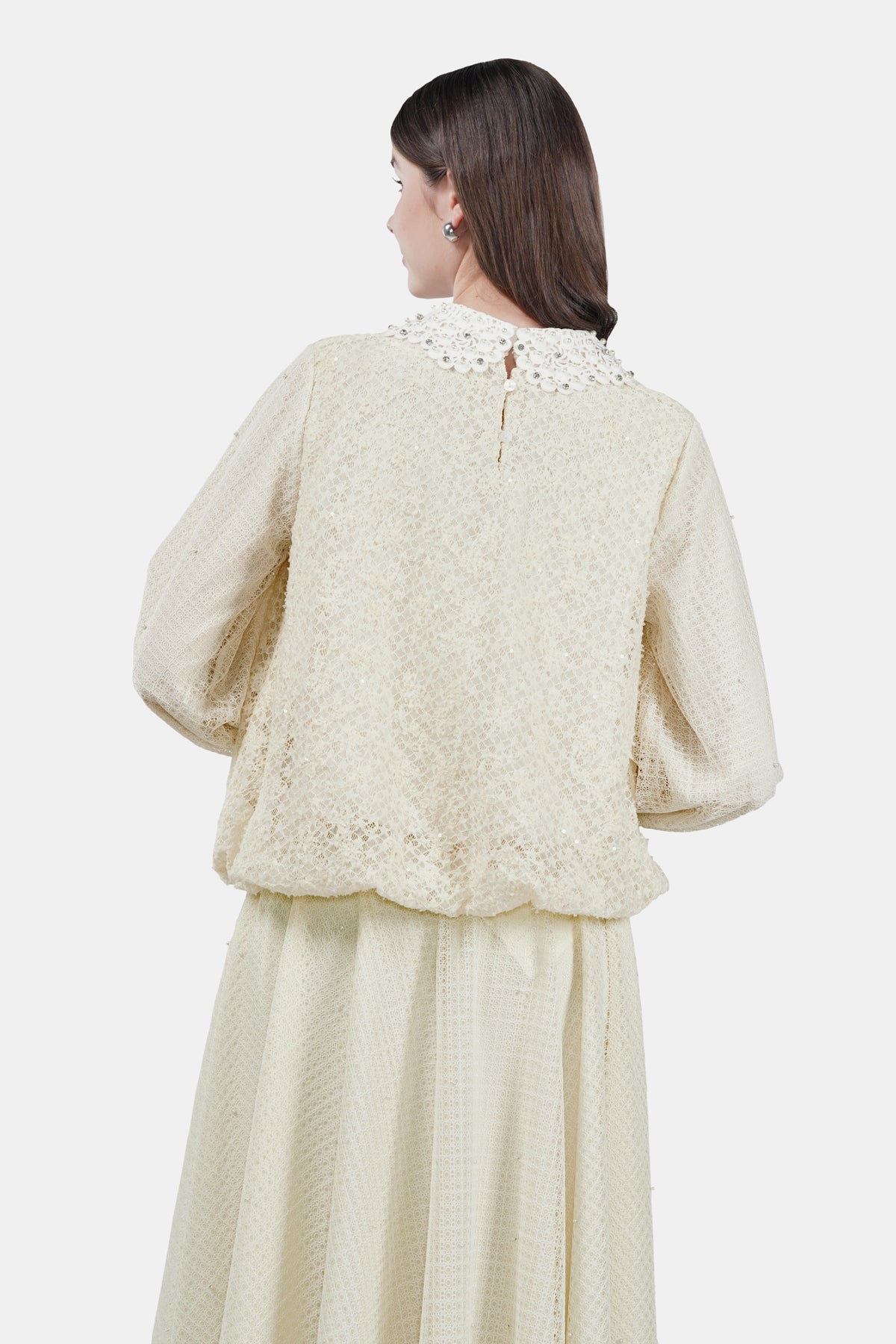 Ethereal Puffy Blouse - White