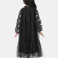 Ethereal Tier Kids Dress - Black