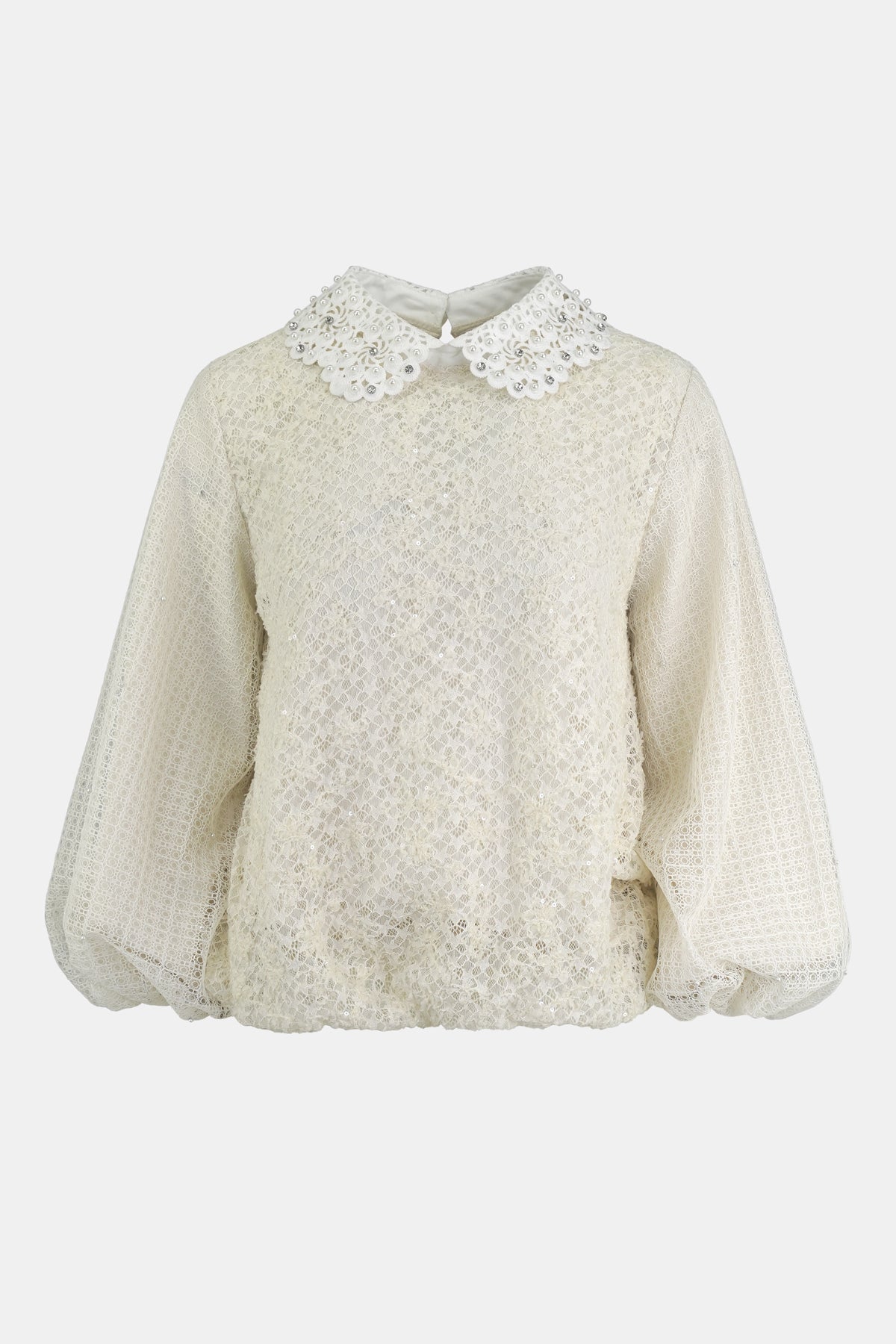 Ethereal Puffy Blouse - White