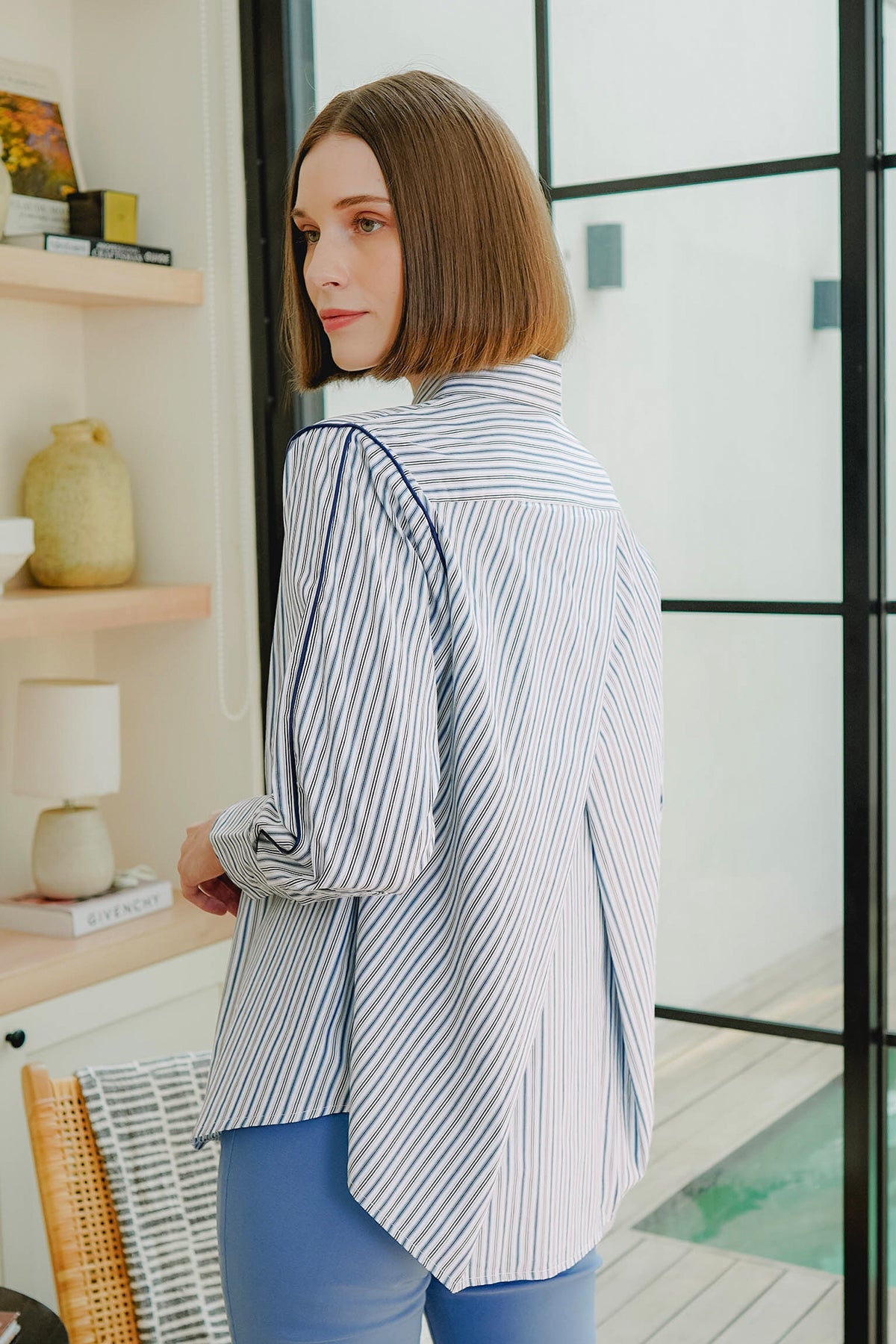 Evva Striped Shirt - Blue