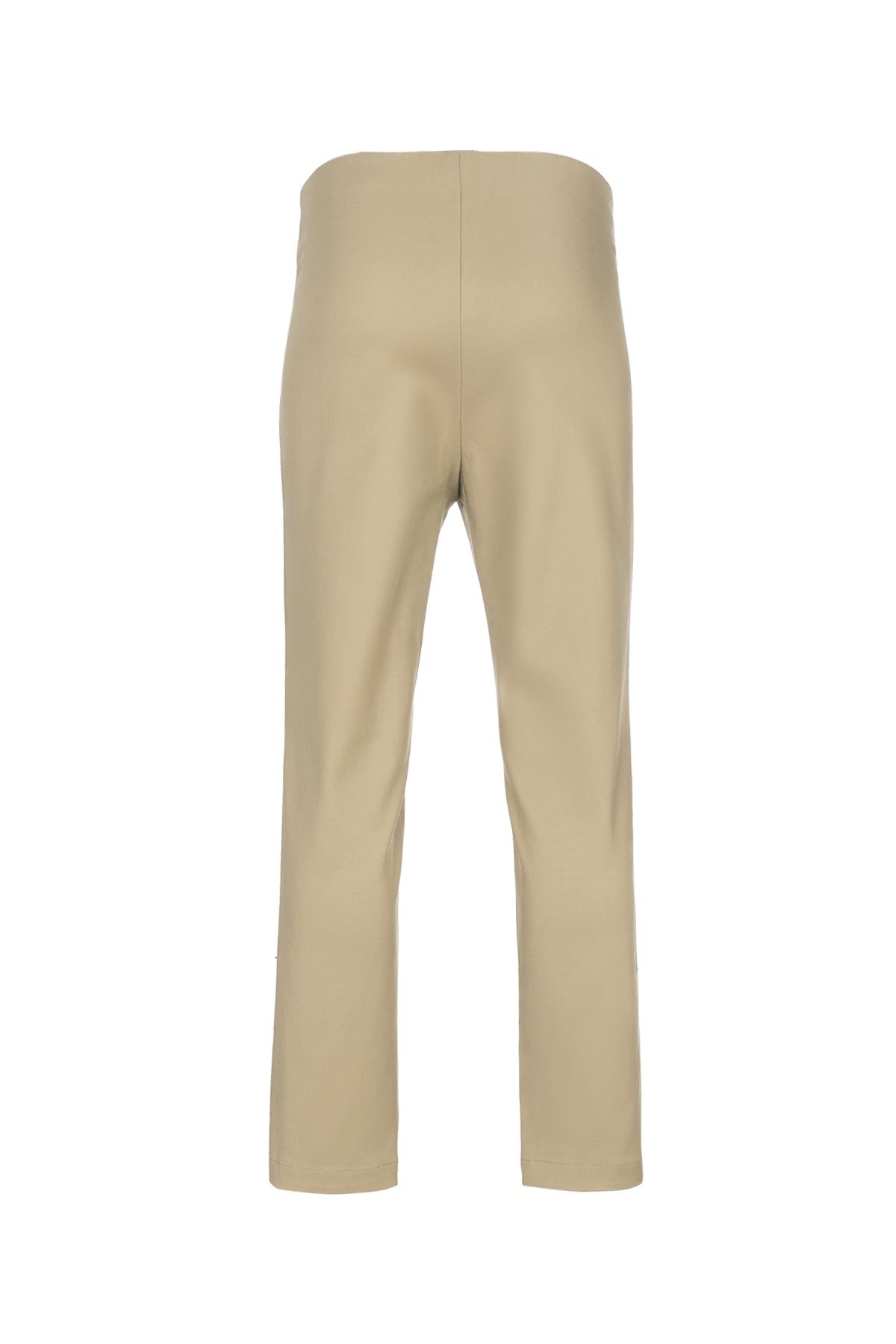 High Waist Ankle Pants - Cappuccino