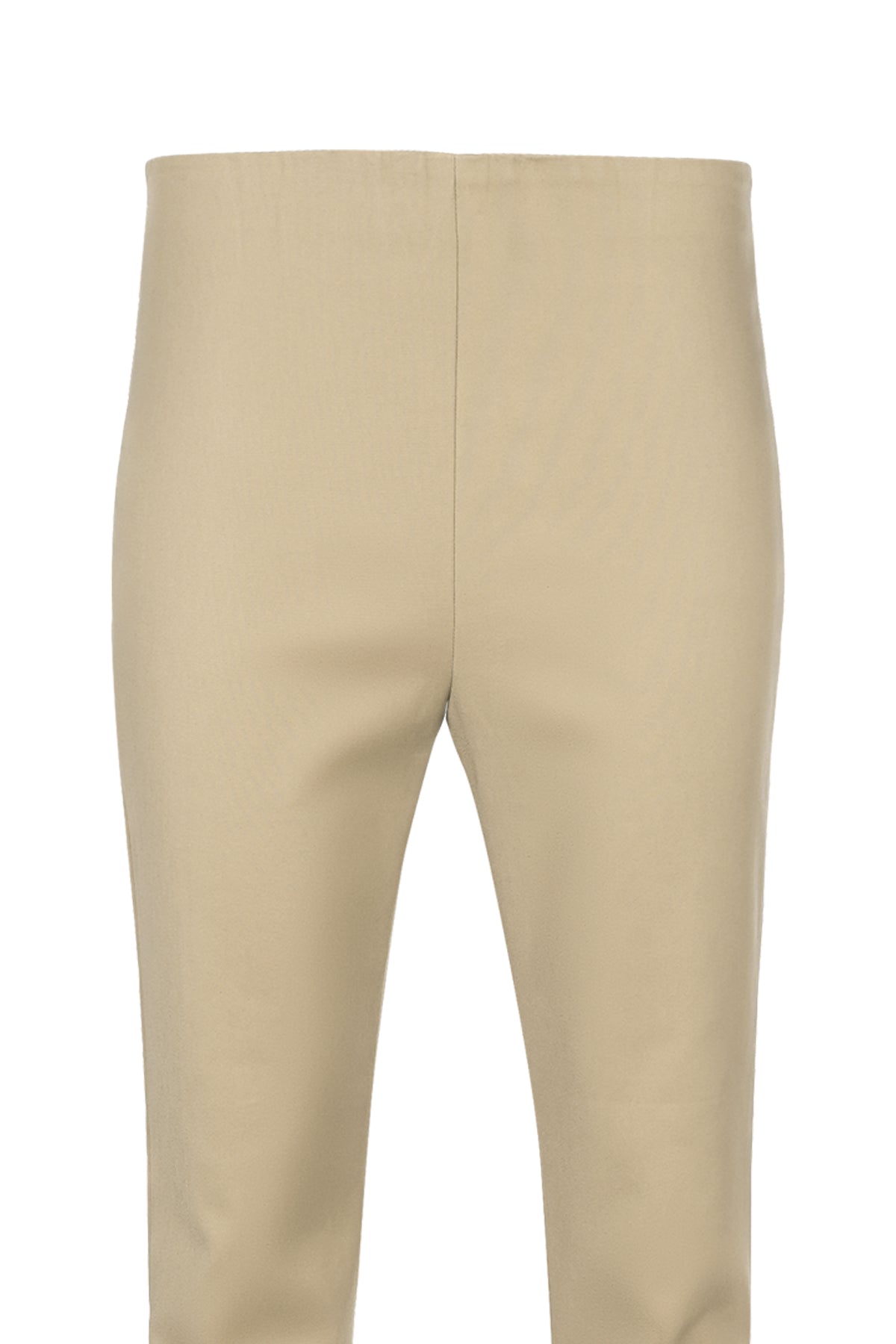 High Waist Ankle Pants - Cappuccino