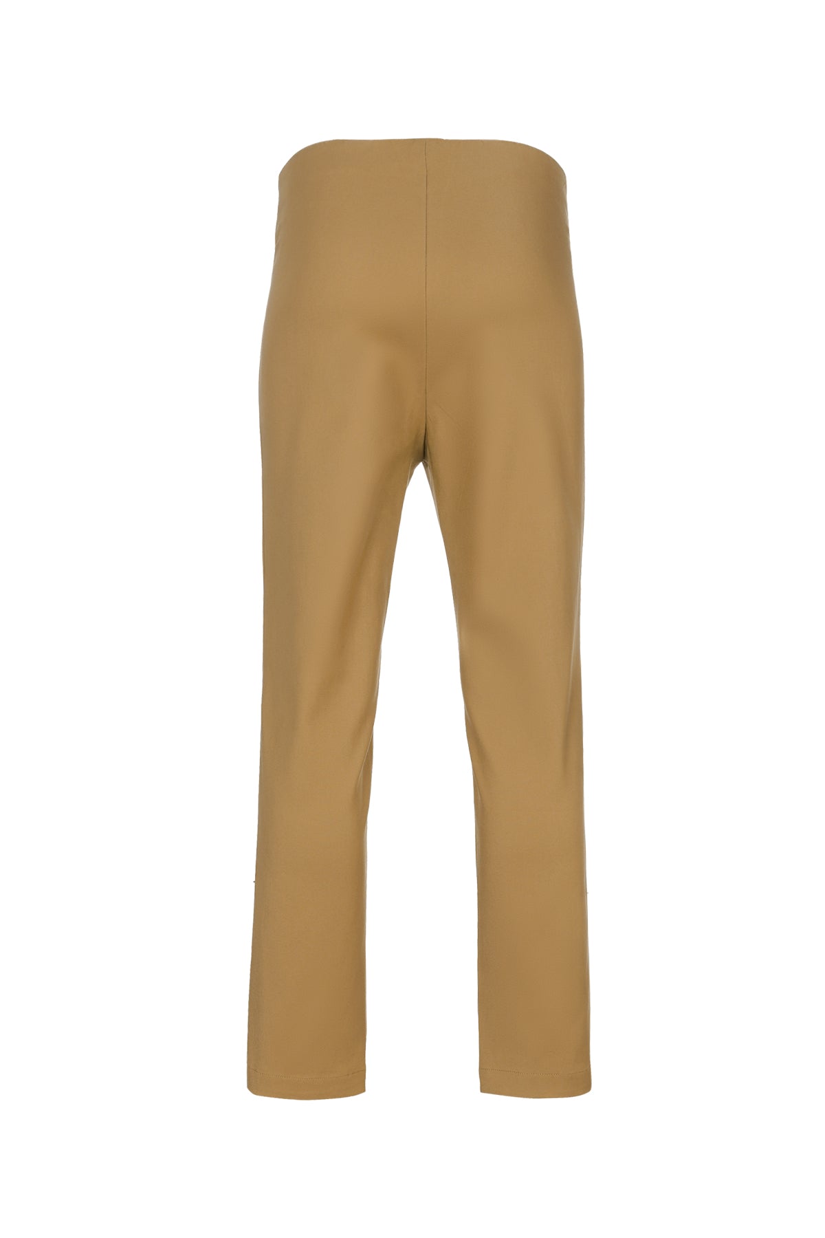 High Waist Ankle Pants - Caramel