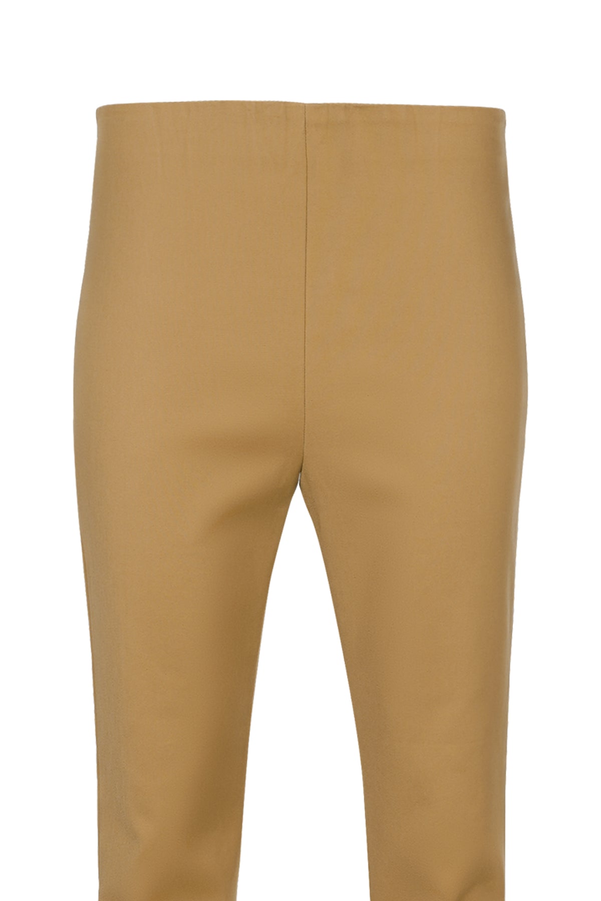 High Waist Ankle Pants - Caramel