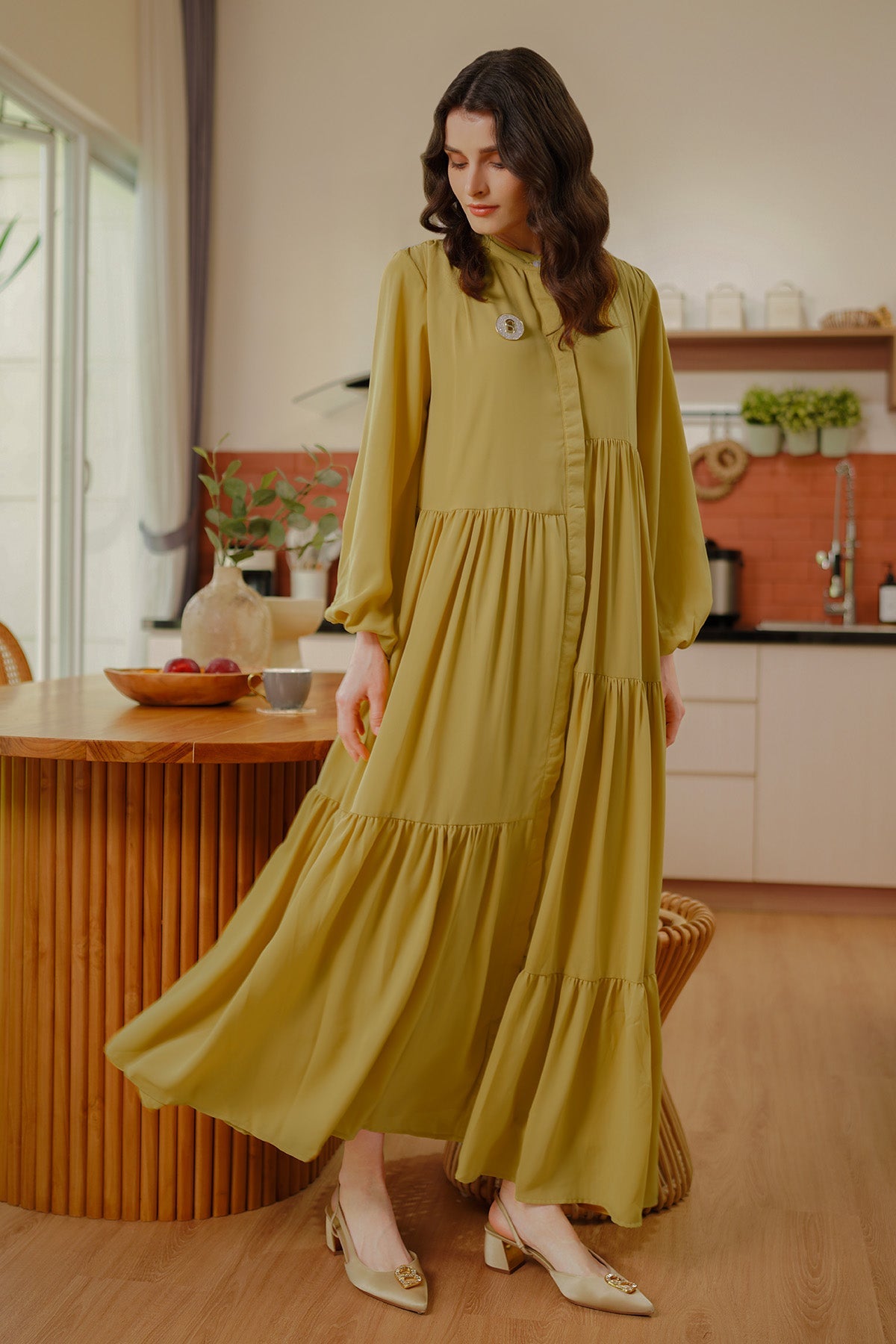 Holly Maxi Dress - Yellow