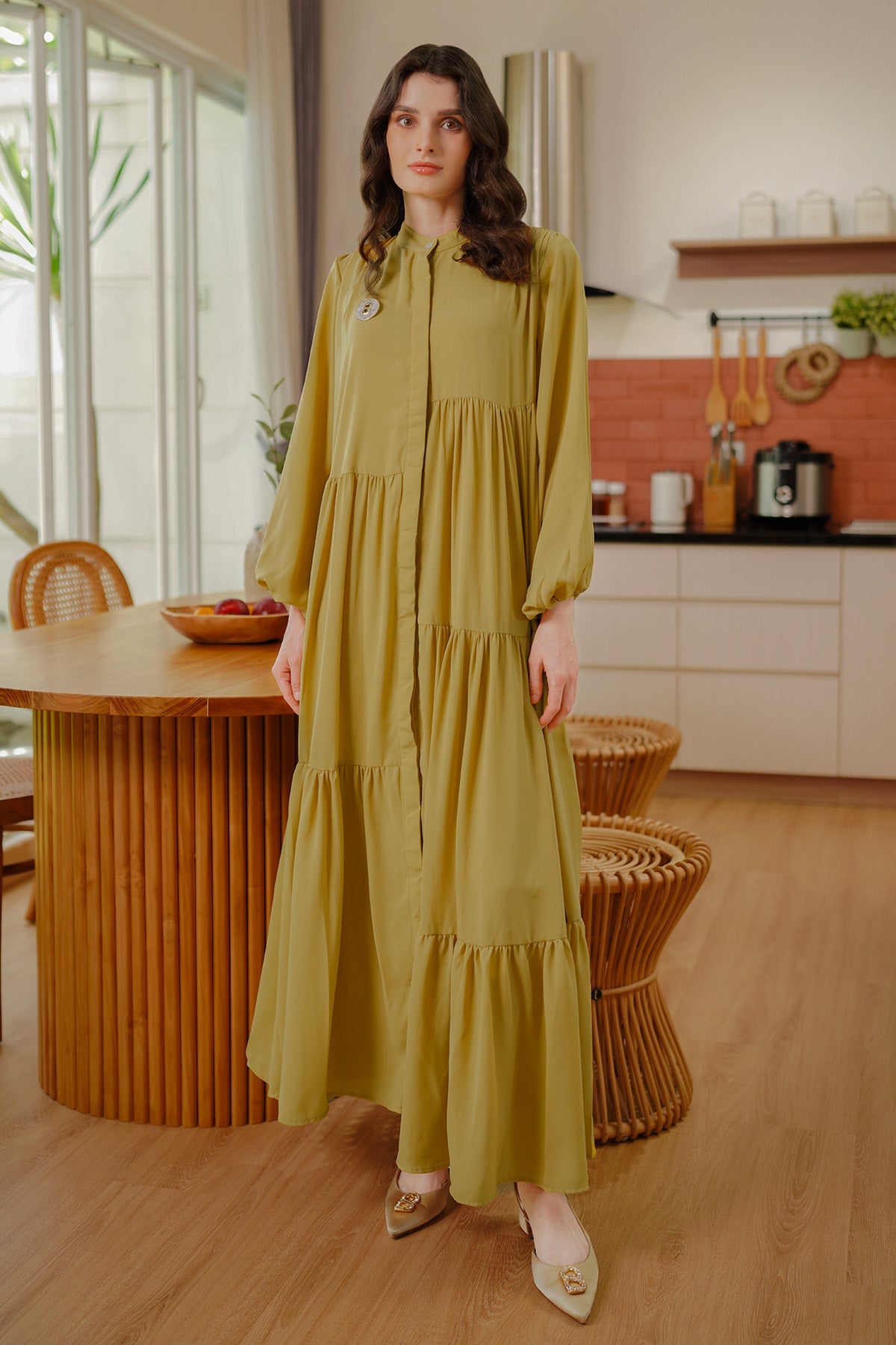 Holly Maxi Dress - Yellow