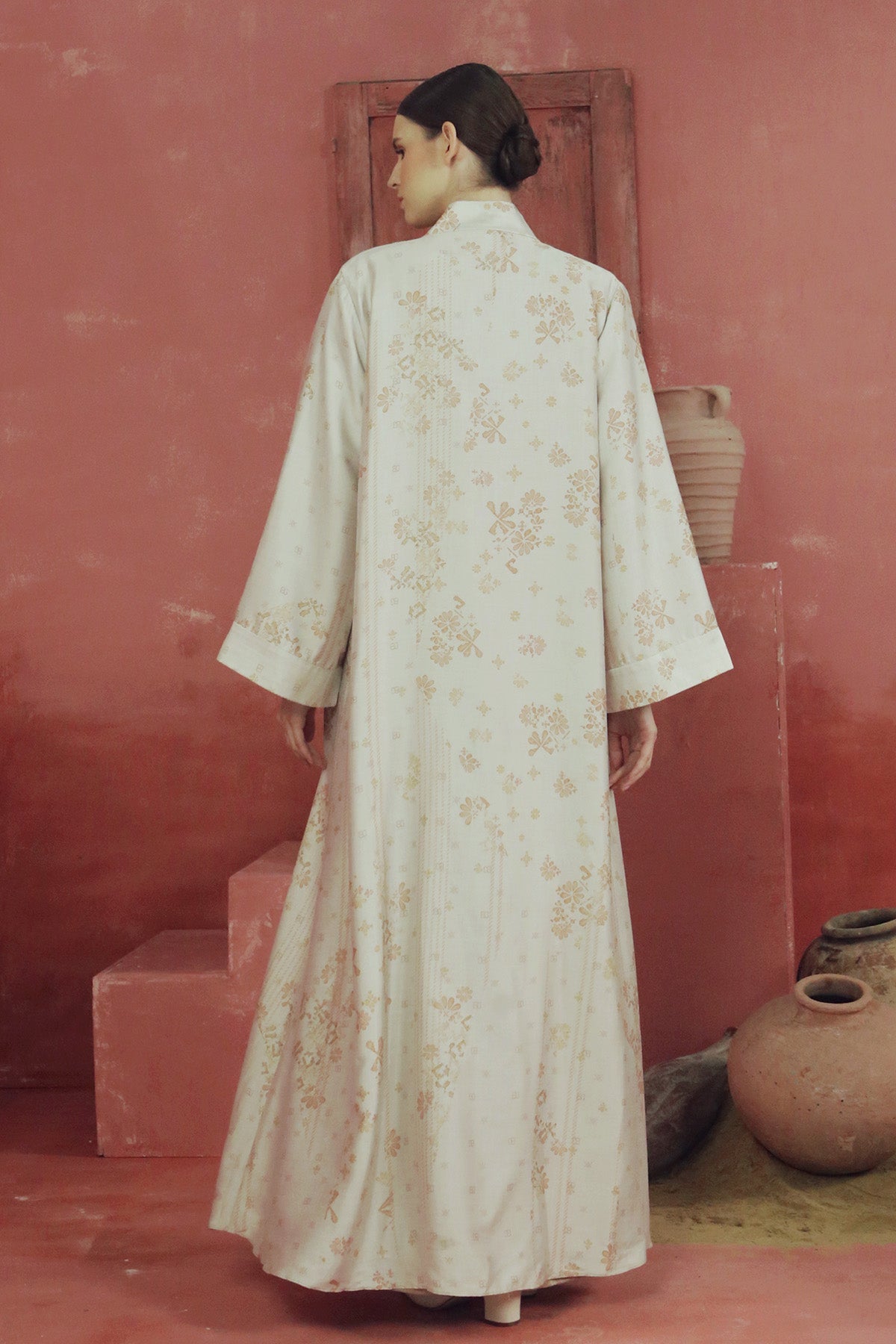 Khanum Abaya Outer - Cream