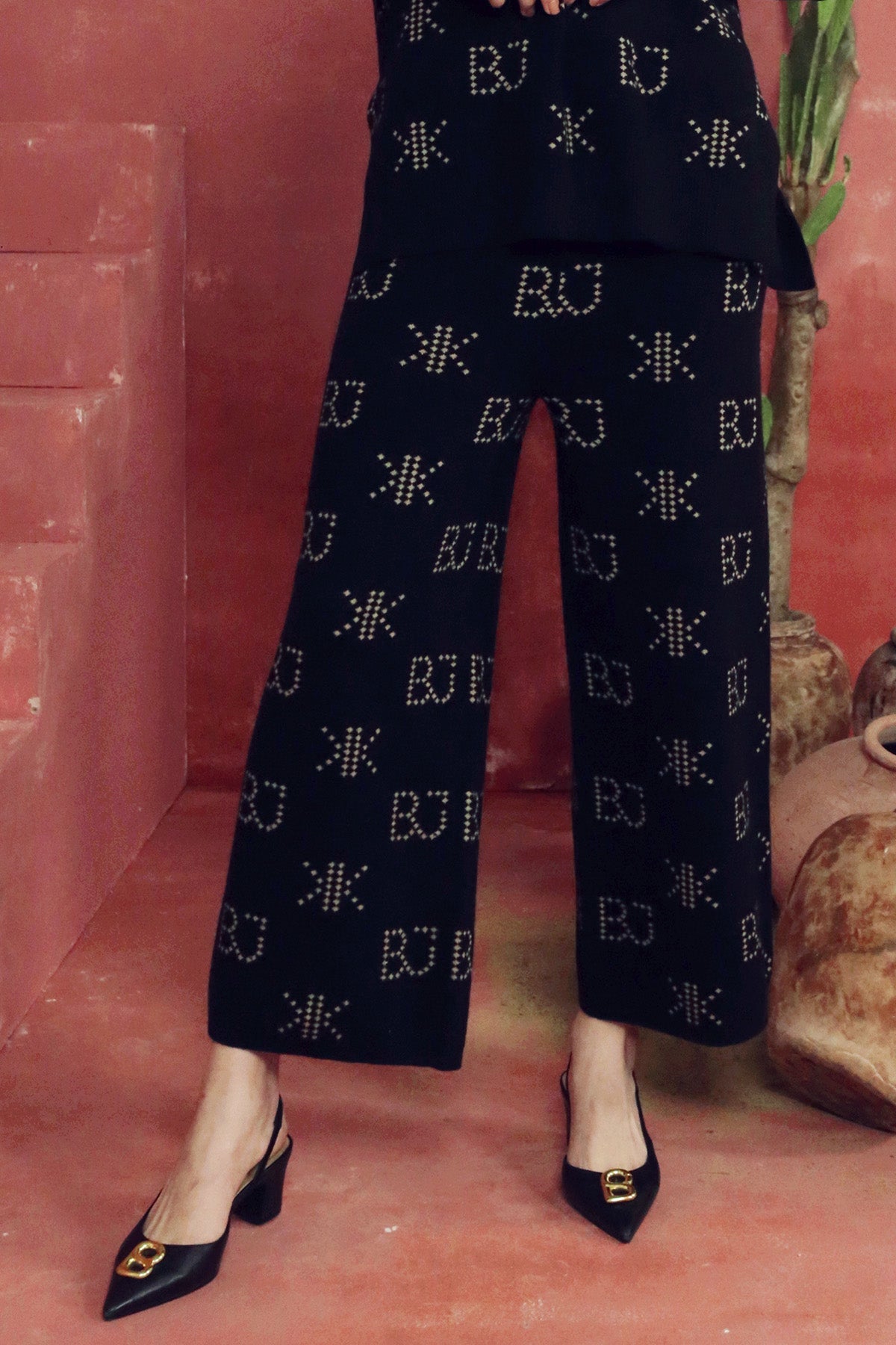 Khanum Knit Pants - Black