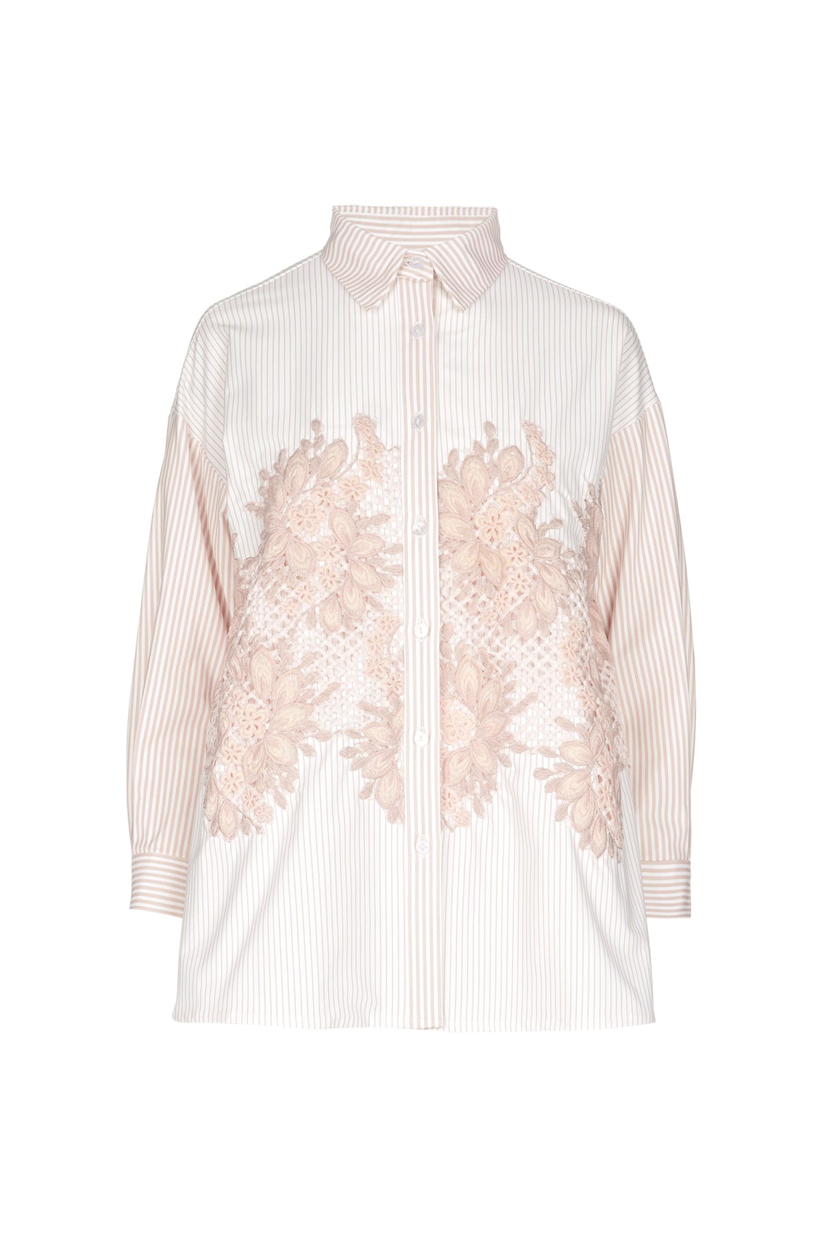 Janella Embroidery Shirt - Shell