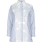 Jianne Lace Shirt - Blue Waves