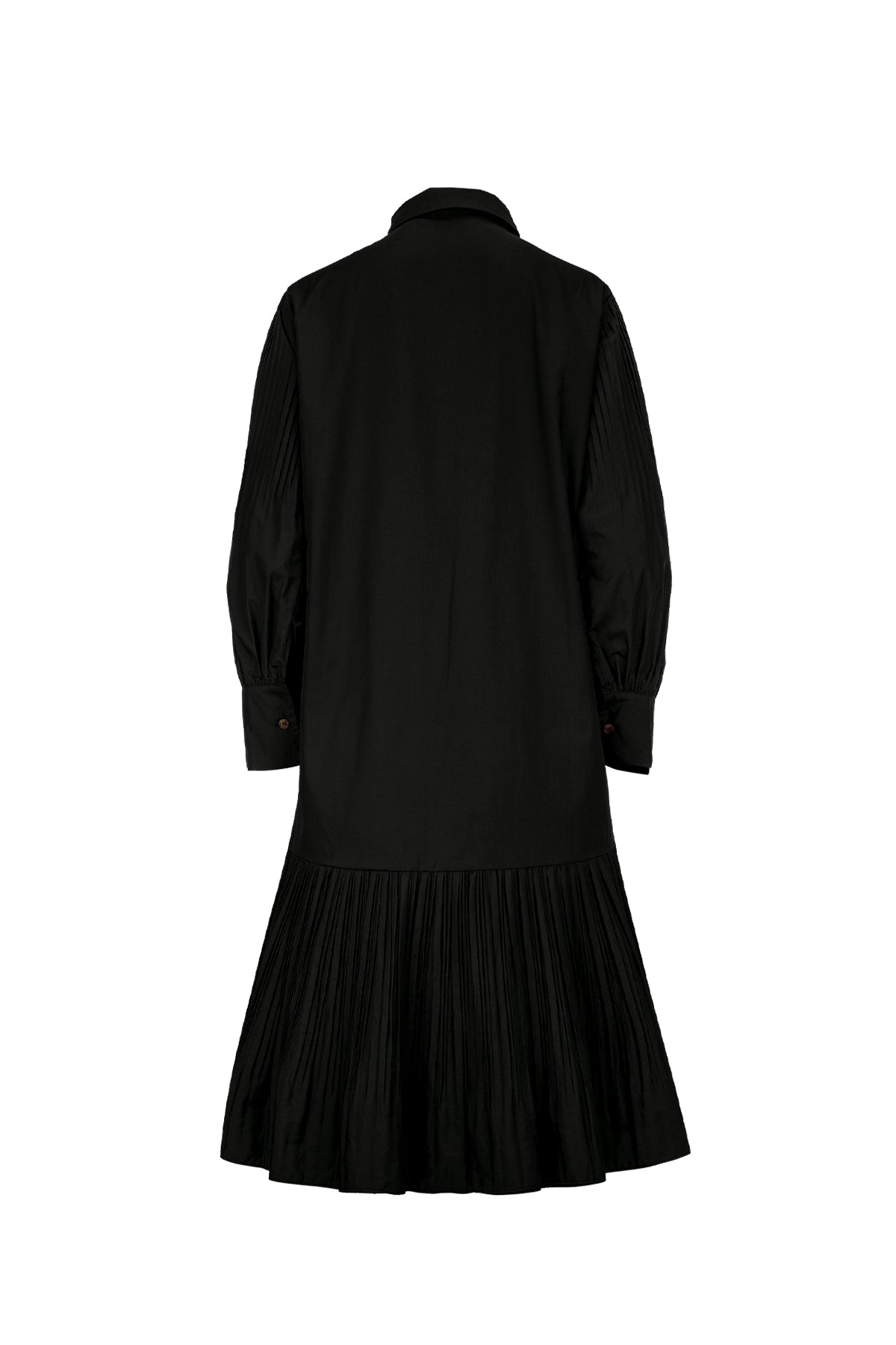 Kia Pleated Tunic - Black