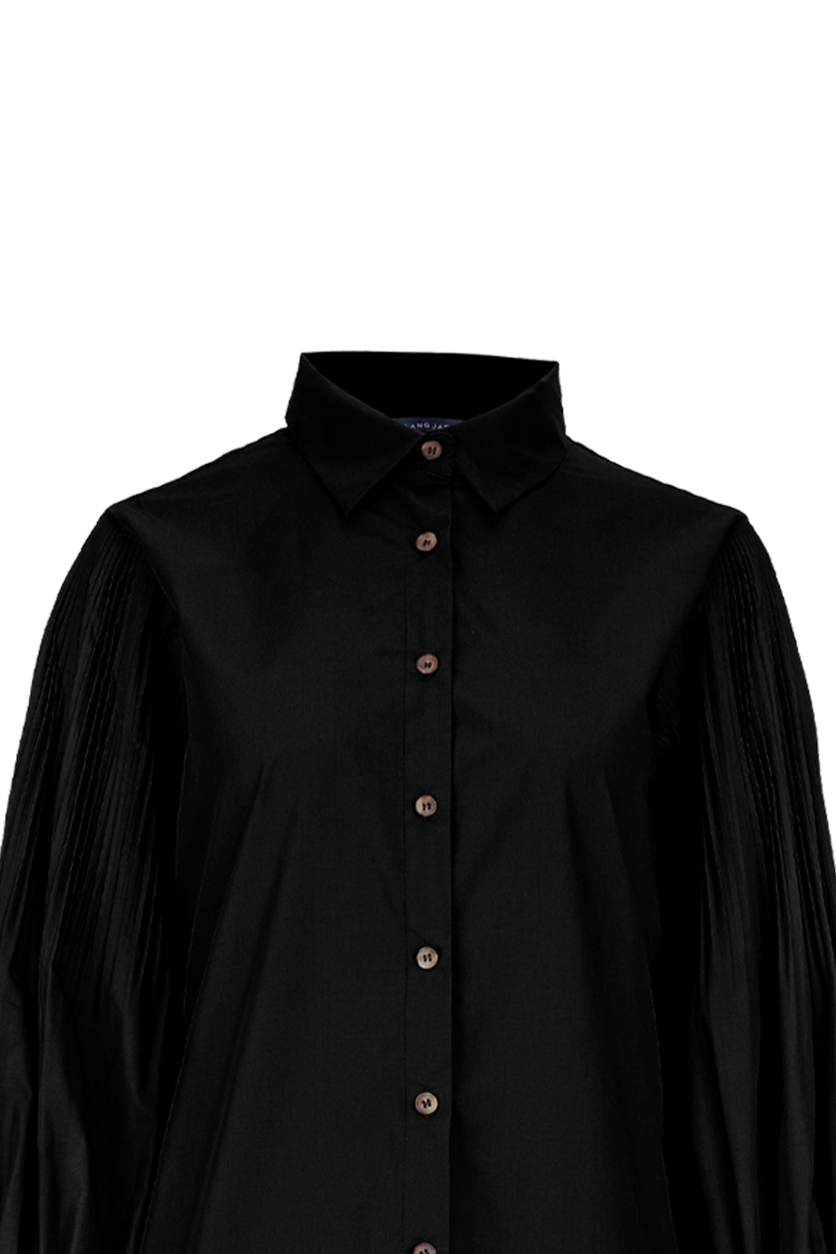 Kia Pleated Tunic - Black