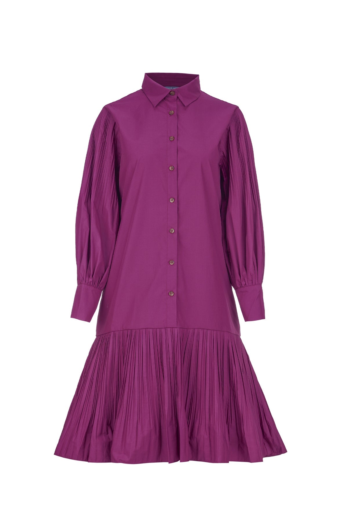 Kia Pleated Tunic - Plum