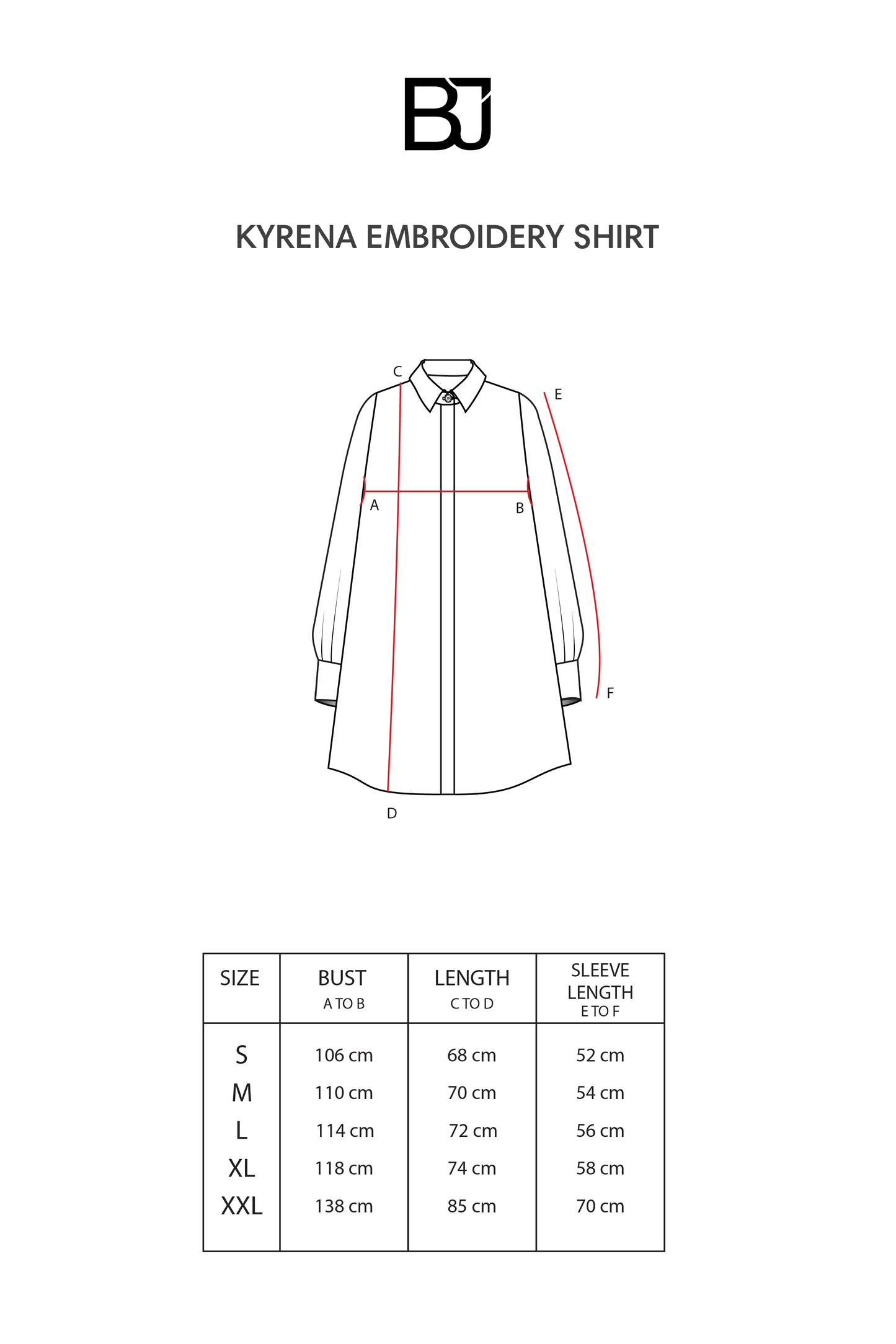 Kyrena Embroidery Shirt - Multicolor