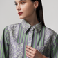 Kaelyn Jacquard Shirt - Herbs