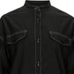 Kaia Stitches Shirt - Black