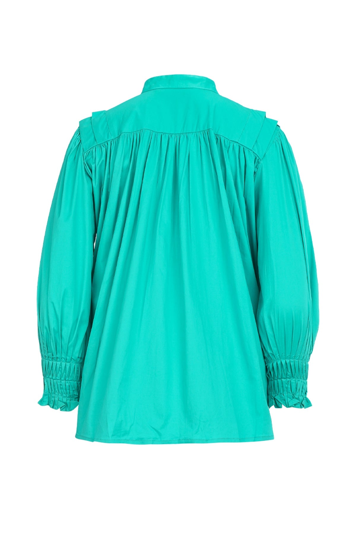 Kessa Pleated Shirt - Blue