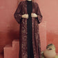 Khanum Abaya Outer - Maroon