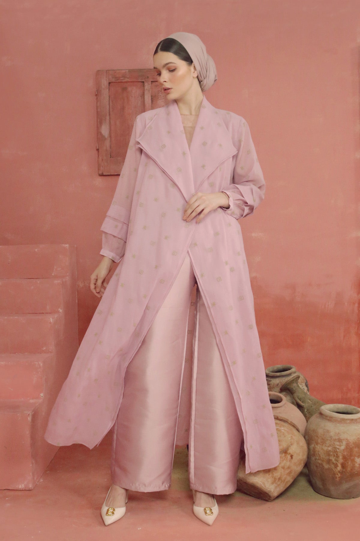 Khanum Layered Outer - Pink