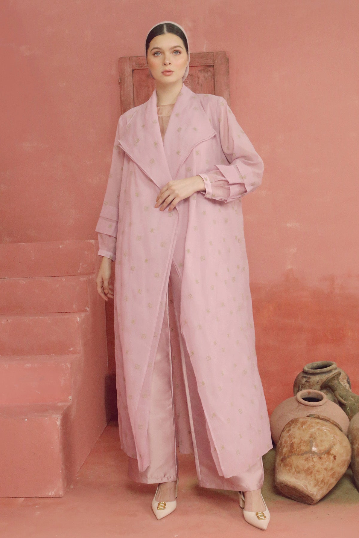 Khanum Layered Outer - Pink