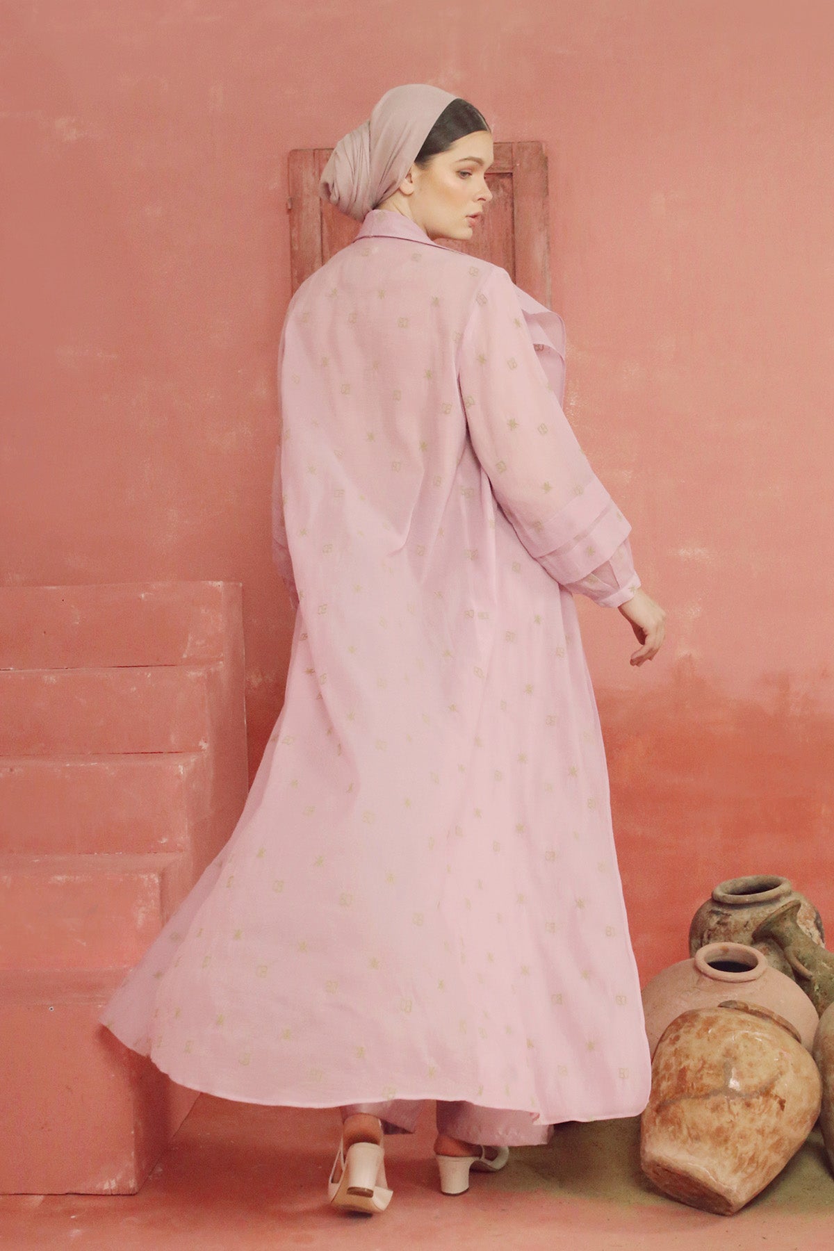 Khanum Layered Outer - Pink