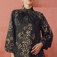 Khanum Puffy Blouse - Black