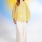 Lainey Pleats Blouse - Yellow