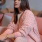 Pink Signature Casual Cardigan