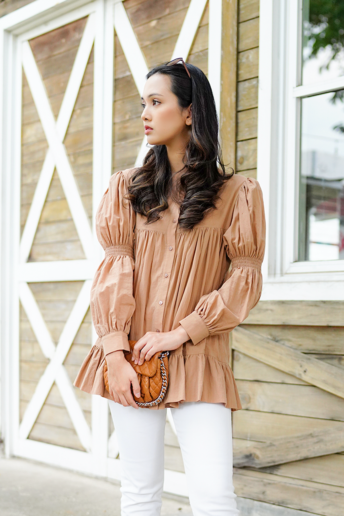 Tan Mila Shirt