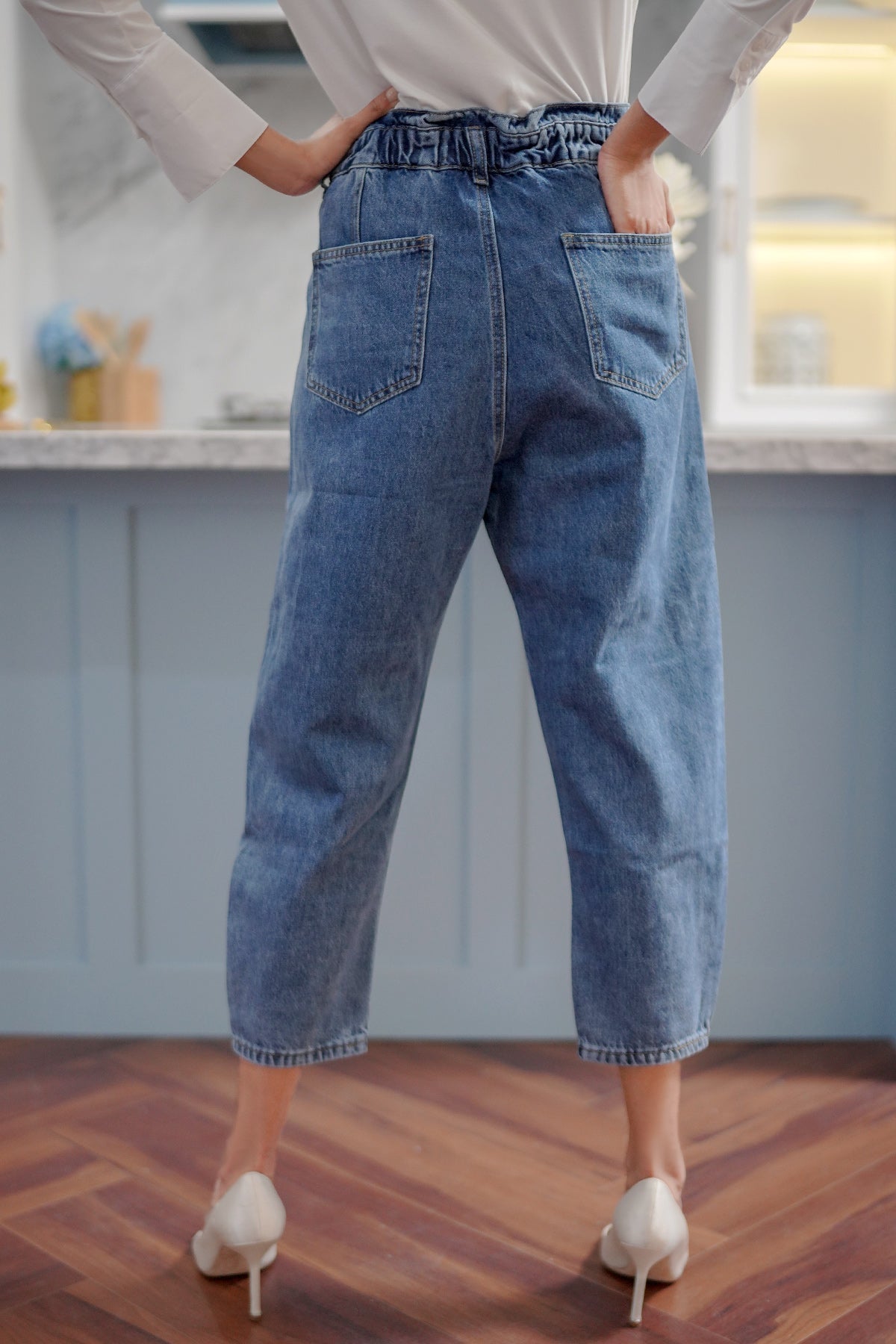 Blue Baggy Jeans