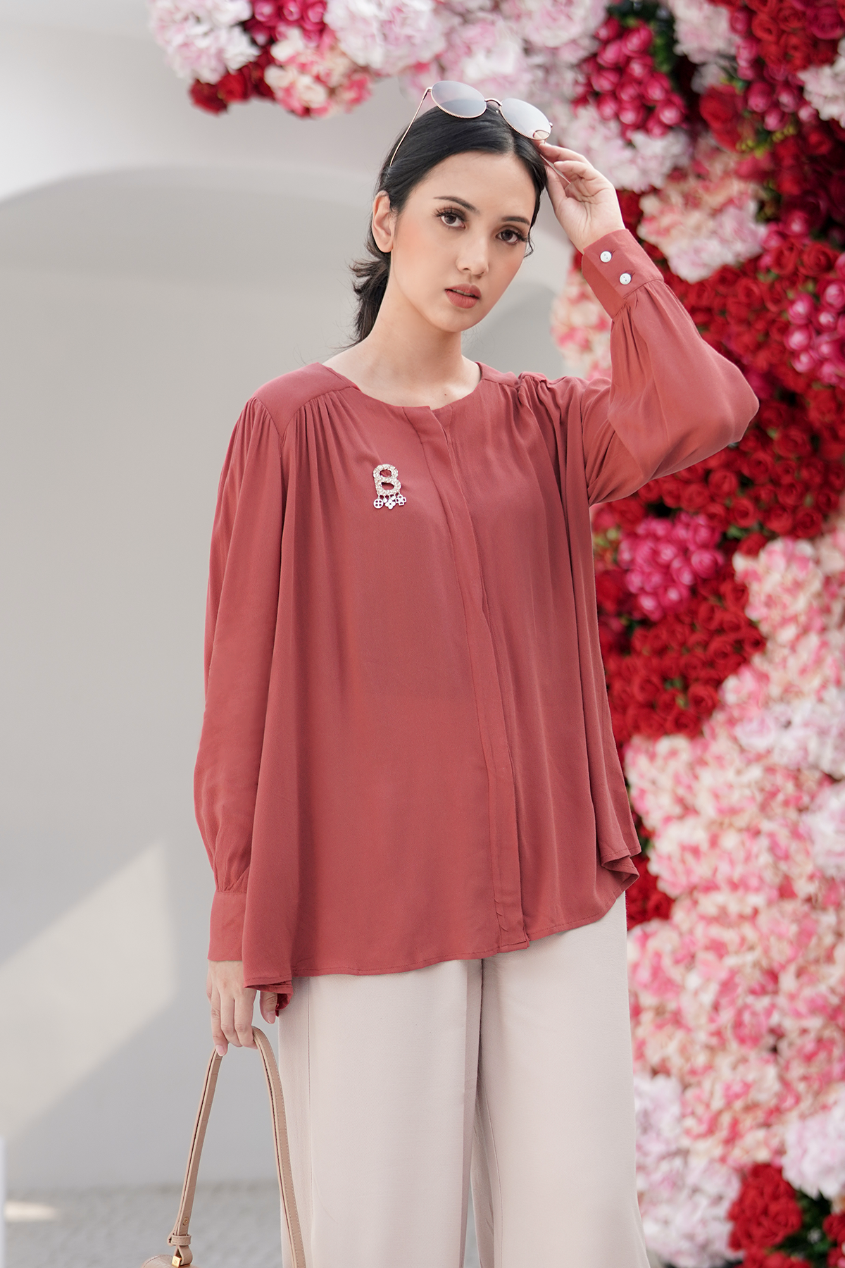 Coral Tara Shirt