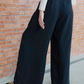 Black Wide Leg Trousers