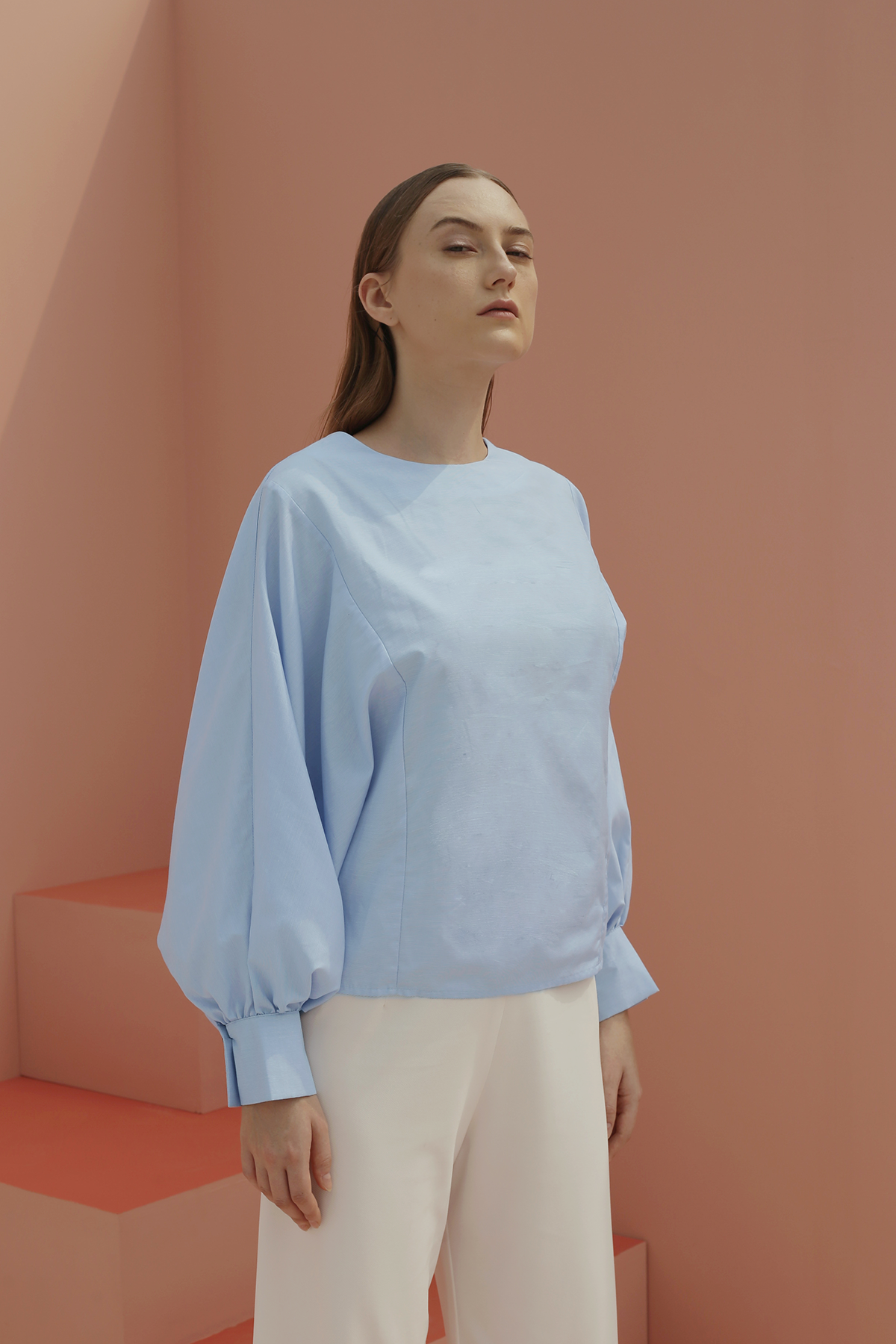 Blue Rana Blouse