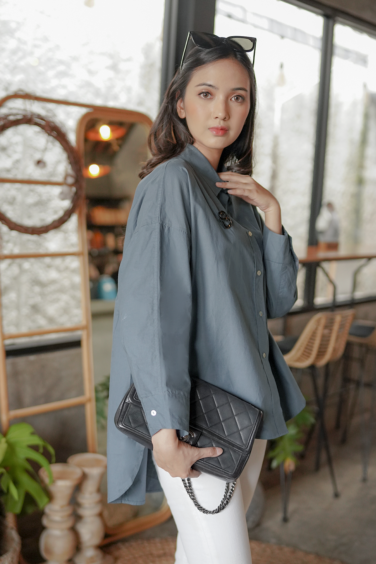 Midnight Blue Eola Shirt