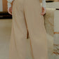 Lea Pleated Pants - Khaki