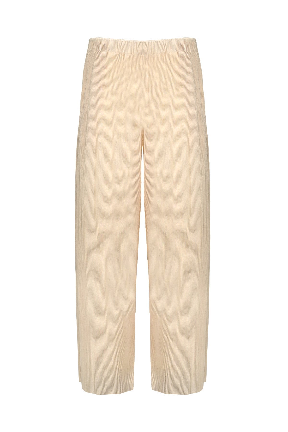 Lea Pleated Pants - Cream