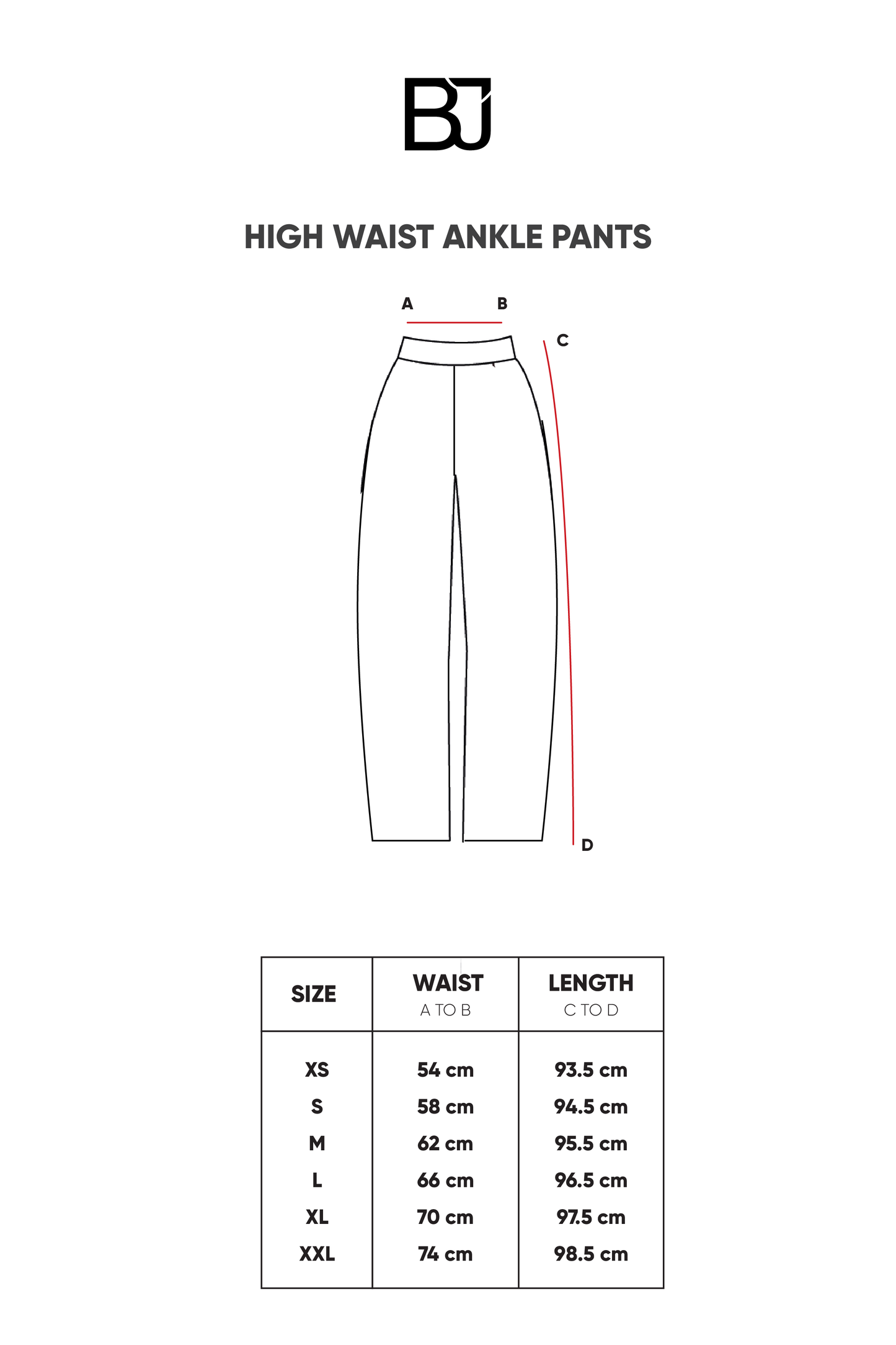 High Waist Ankle Pants - Cappuccino