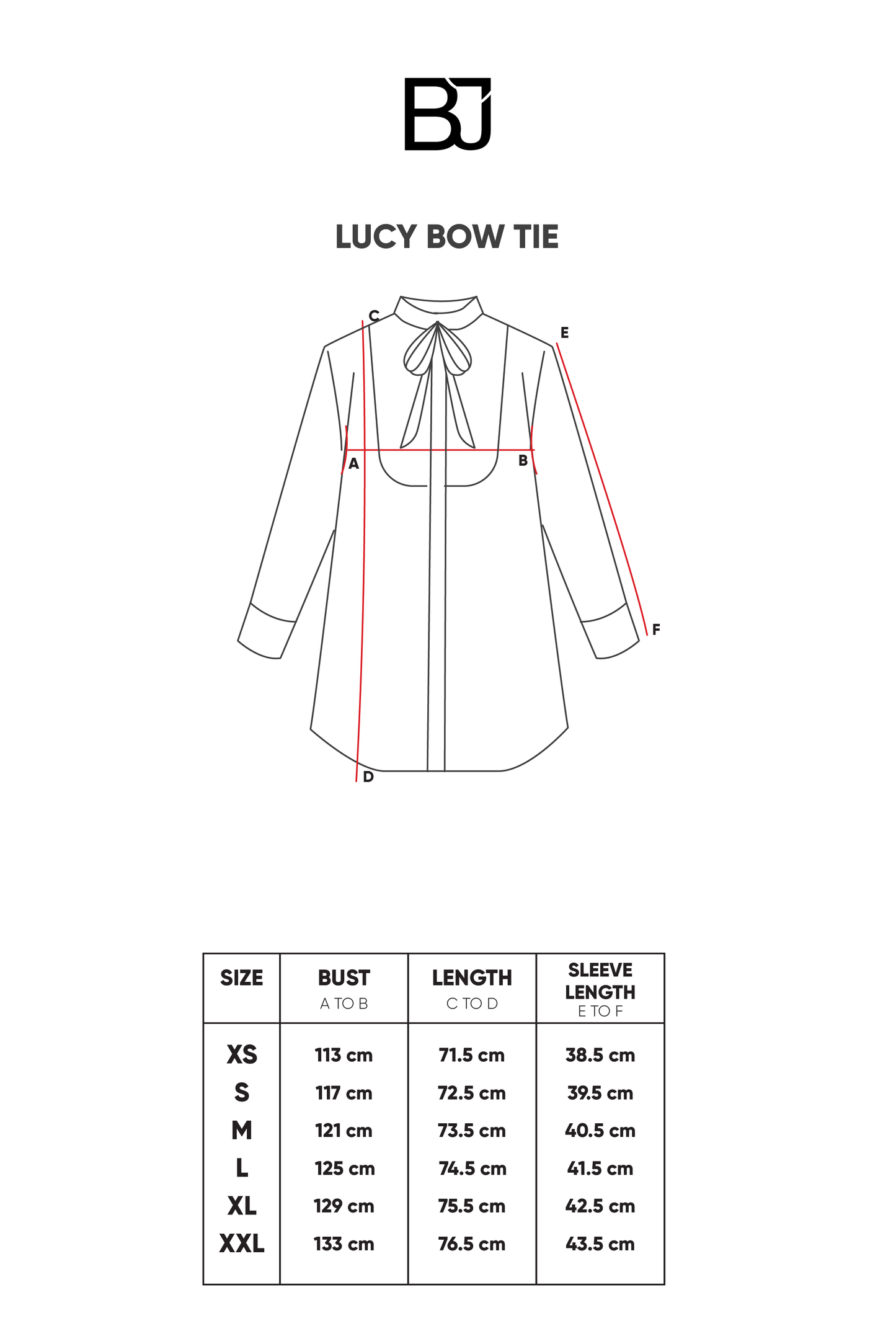 Lucy Bow Tie Shirt - Blue