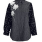 Lyla Jacquard Shirt - Black