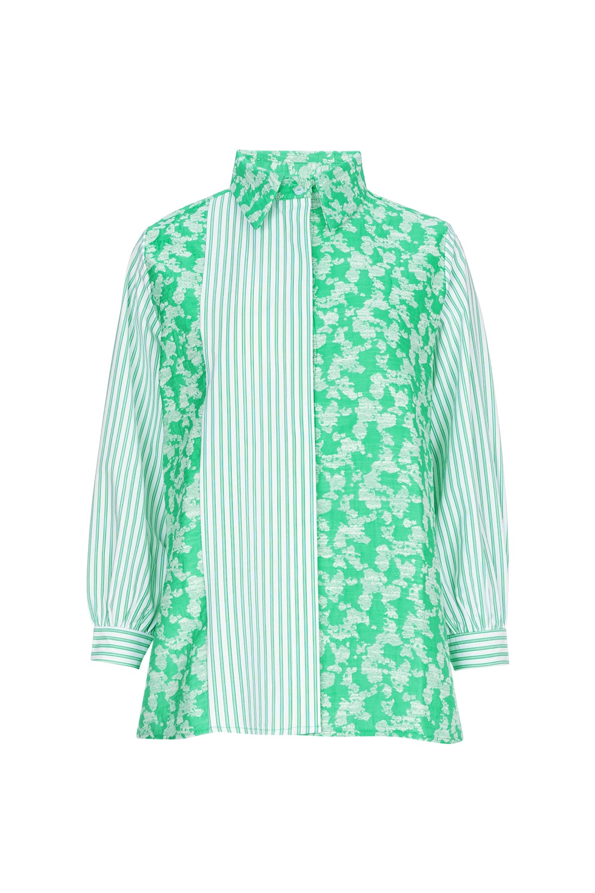 Maddy Jacquard Shirt - Green